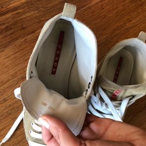 Prada High top sneakers 38.5